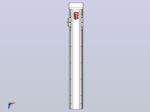 日规模组半封闭丝杆TPA-HNR-85D-1610C-L450-MP-Y-P20-N3俯视缩略图