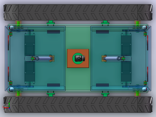 履带式矿用运输机器人（SW+CAD+说明书）后视缩略图