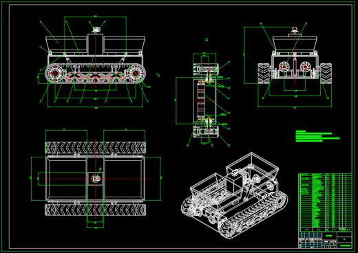 履带式矿用运输机器人（SW+CAD+说明书）缩略图