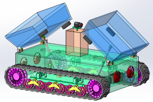 履带式矿用运输机器人（SW+CAD+说明书）缩略图