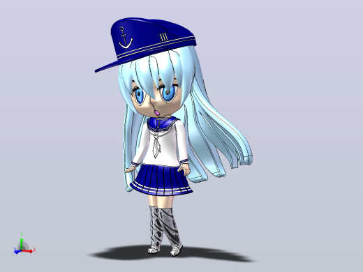 卡通女孩