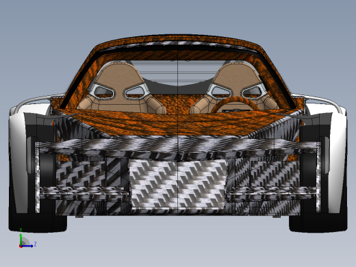 跑车3D模型左视缩略图