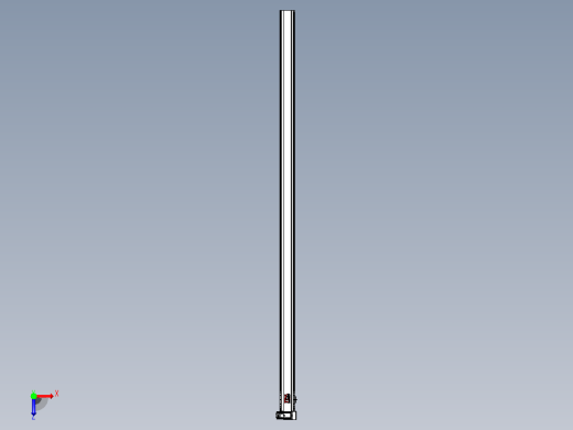 皮带直线轴半封闭可选导轨TPA-HNB-120D-110-L2950-RU-Y-P40-N3俯视缩略图