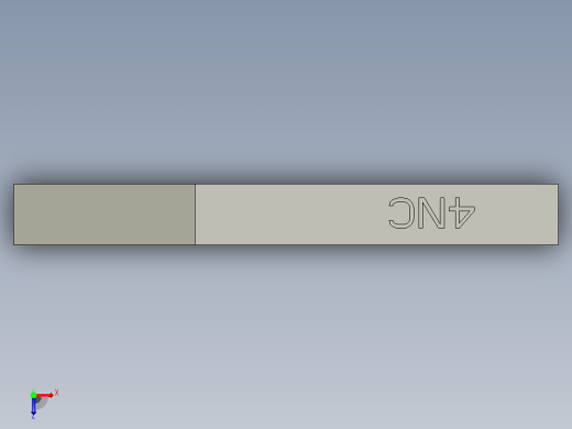 NXA16-4P-N相-C相扩展母排三维模型202202俯视缩略图