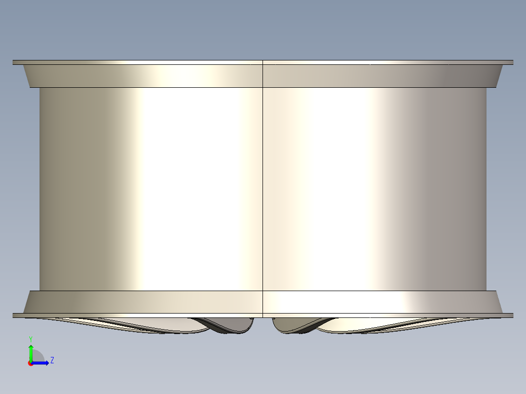 汽车车轮3D模型左视图