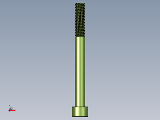 内六角圆柱头螺钉（GBT70）前视缩略图