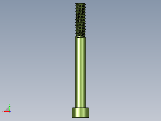 内六角圆柱头螺钉（GBT70）后视缩略图