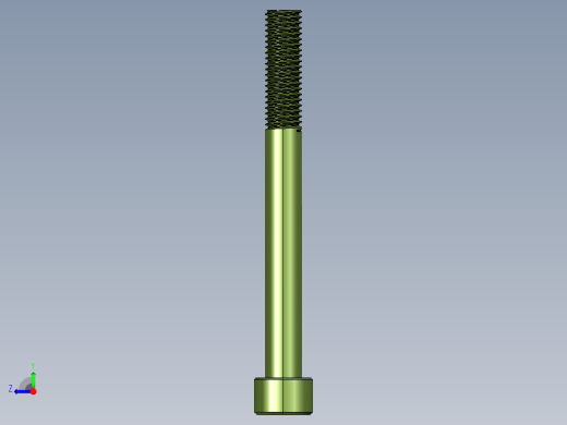 内六角圆柱头螺钉（GBT70）右视缩略图