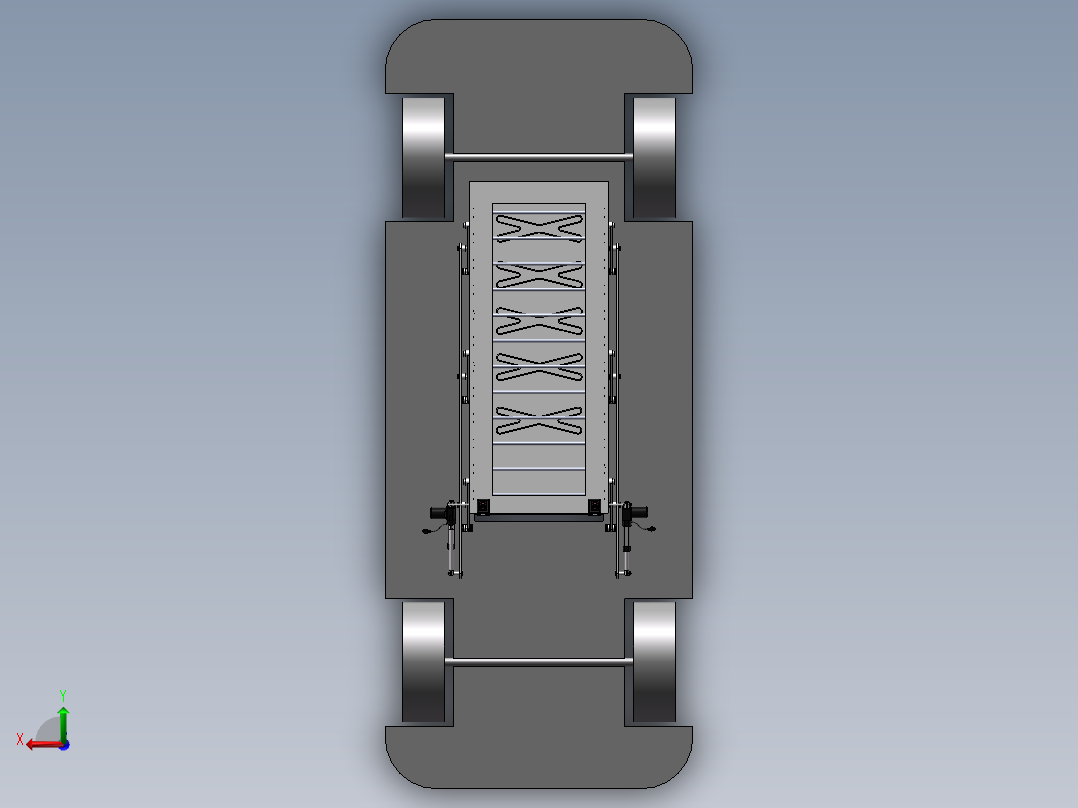 电池快换装置电动车换电池1516999后视图