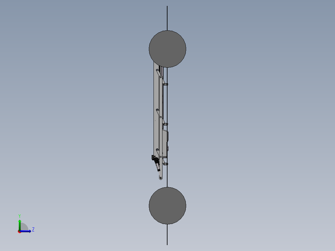 电池快换装置电动车换电池1516999左视图