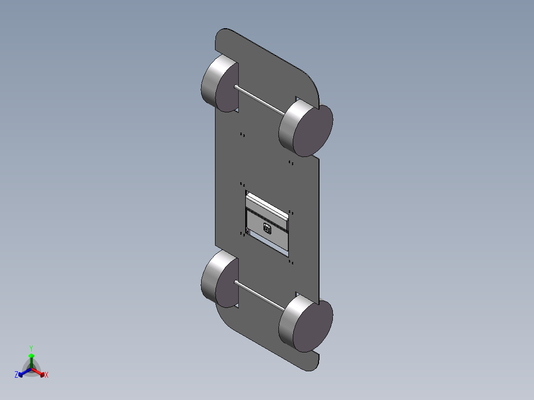 电池快换装置电动车换电池1516999正等轴测图