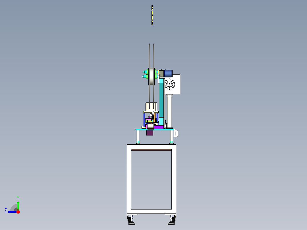 A1_BA026端子折弯裁切机SW2012右视图
