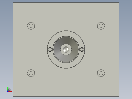 振动棒（RSF2朔胶件）模具设计前视缩略图
