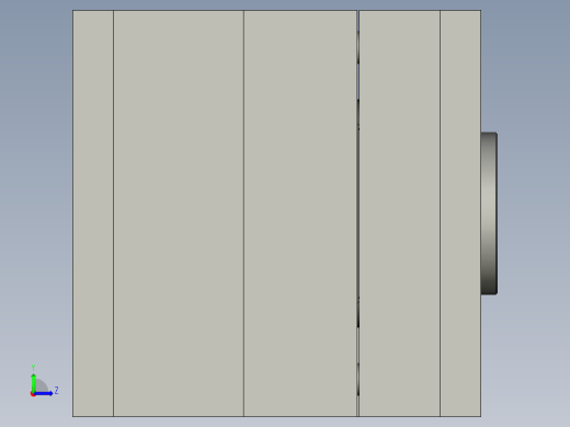 振动棒（RSF2朔胶件）模具设计左视缩略图