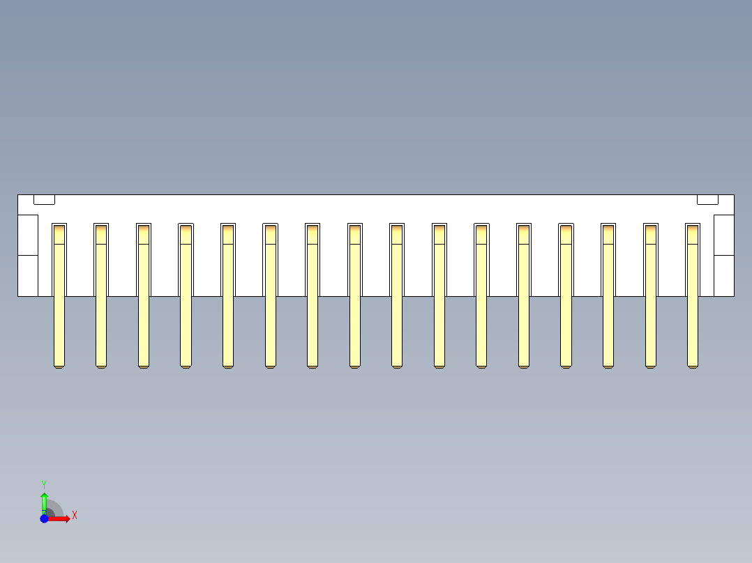 JST-S16B-PH-K-S前视图