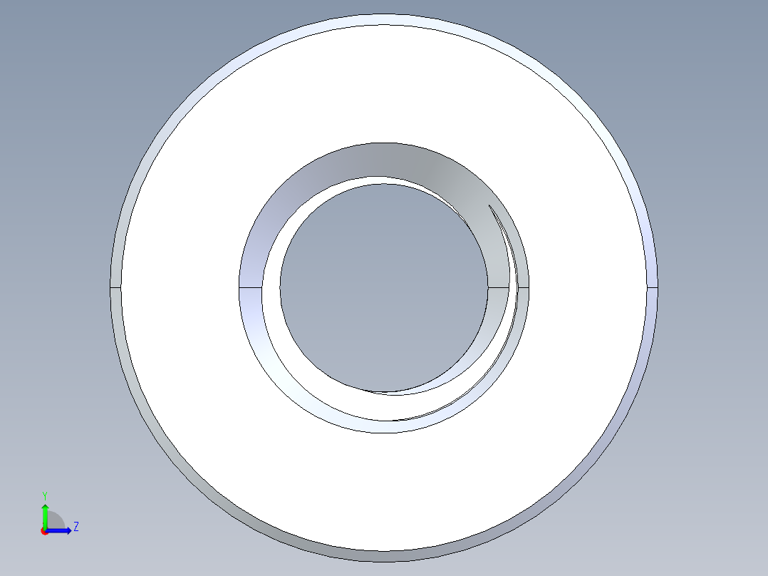 公制梯形螺母-TR24x5x50x48.STEP左视图