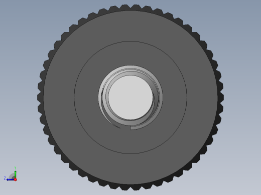 滚花旋钮-Knurled Knob 10-32x0.625x.375.SLDPRT右视缩略图