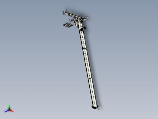 自动化大型堆垛机 非标自动化设备3D图纸3D模型