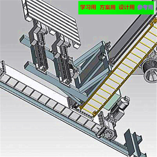 自动化大型堆垛机 非标自动化设备3D图纸3D模型缩略图