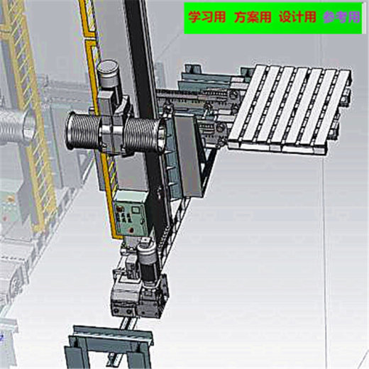 自动化大型堆垛机 非标自动化设备3D图纸3D模型缩略图