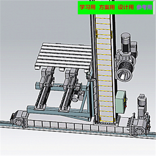自动化大型堆垛机 非标自动化设备3D图纸3D模型缩略图