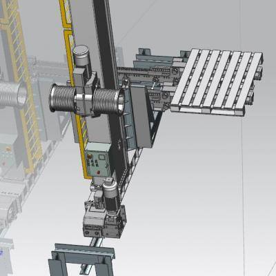 自动化大型堆垛机 非标自动化设备3D图纸3D模型缩略图