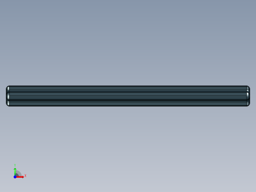 乐高机械组车桥-44294 Black Technic Axle 7.IGS前视缩略图