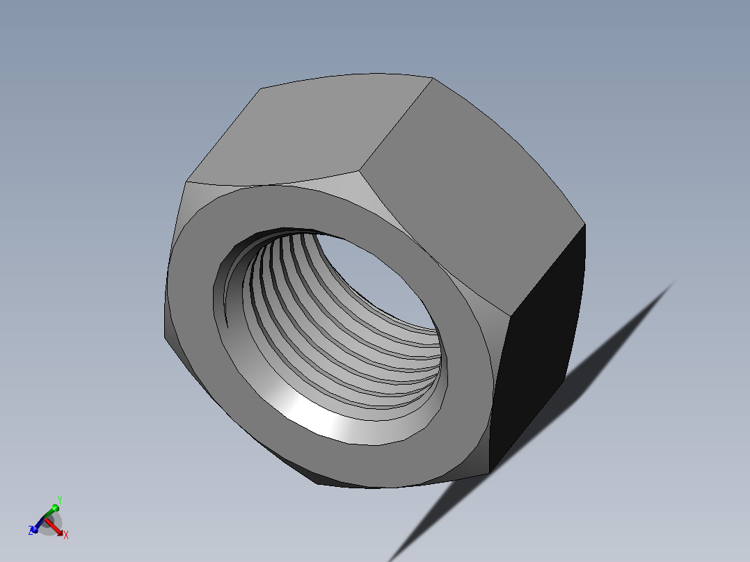 DIN 934 螺母-M68 Nut.SLDPRT