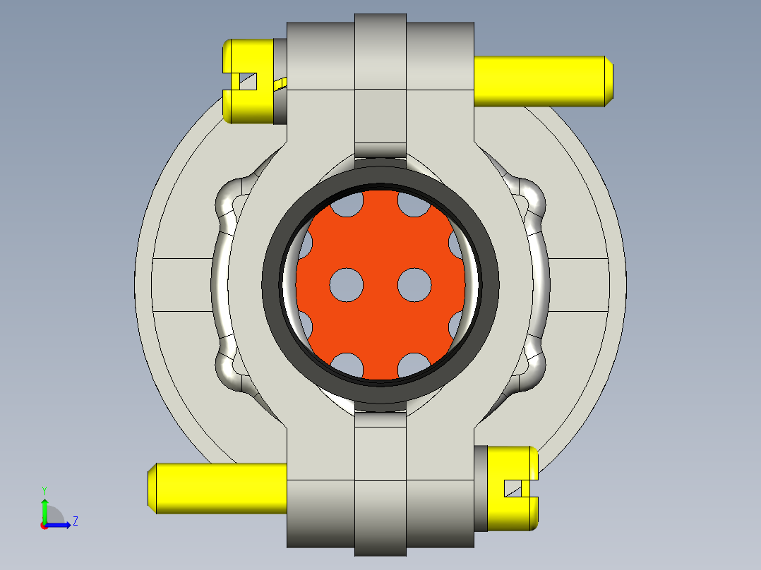 2РМТ22КПН10Г1В1连接器左视图