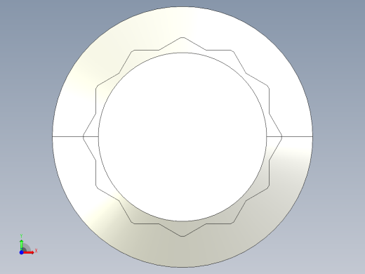 法兰头螺钉-5-16in-24 0.75long 12-point screws.IGS前视缩略图