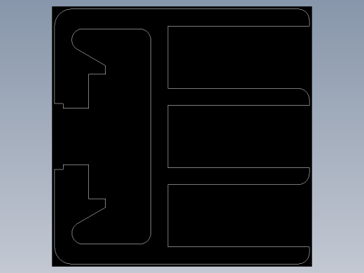 型材-BR SLIDING DOOR PROFILE 3842990115.DXF
