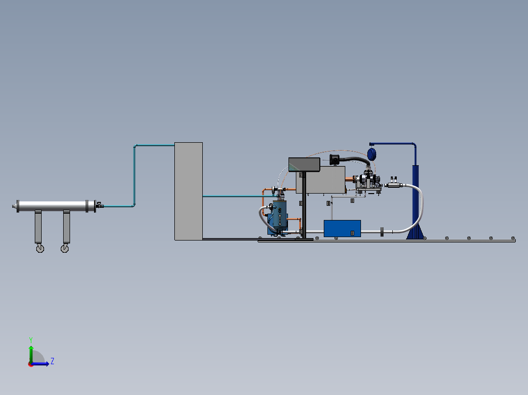 测试台(1)左视图