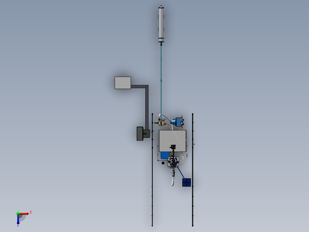测试台(1)俯视图