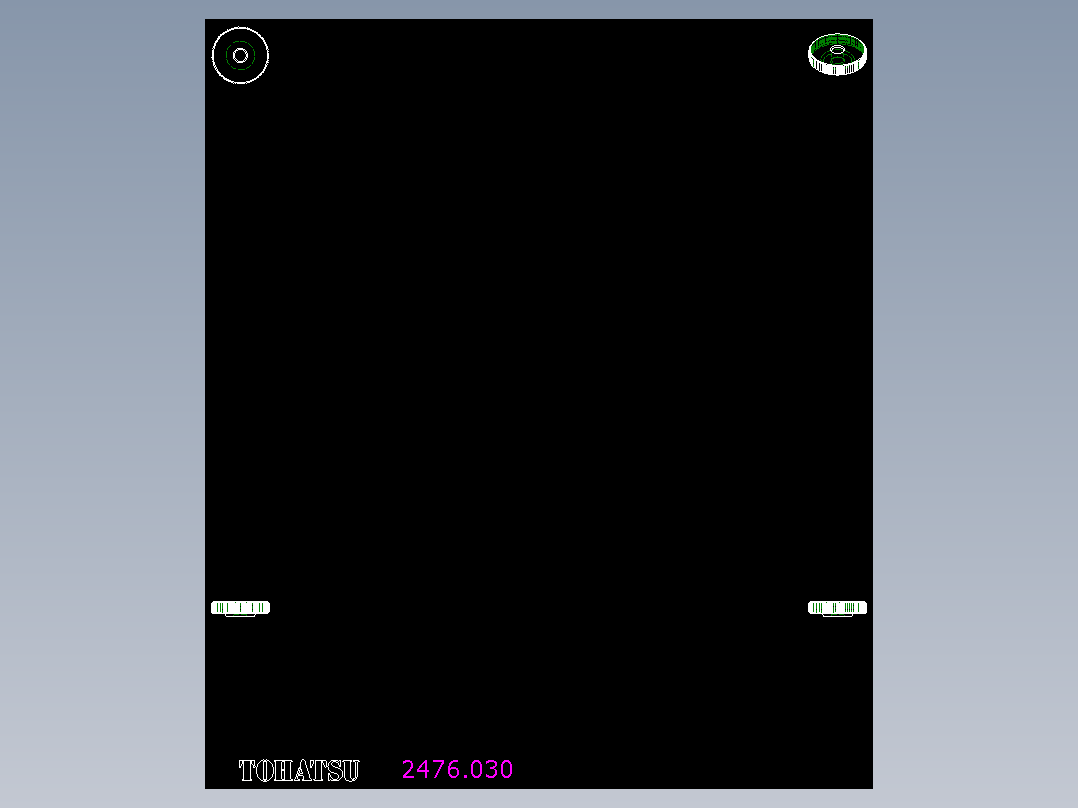 把手2476-2D多系列多零件图纸模型
