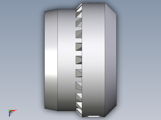 卡套式工业通用硬管接头Progressive_stop_ring_PSR12LX俯视缩略图