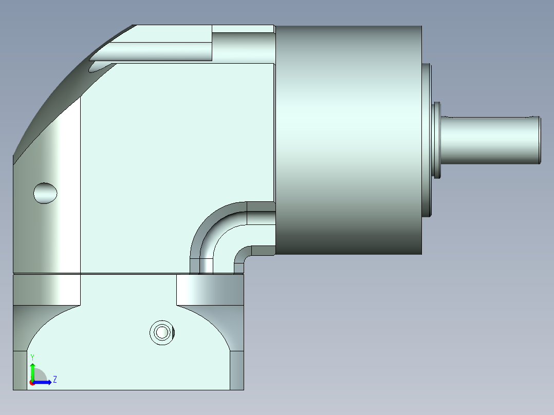 直齿ZPLE120-L1 22-110-145-M8.stp左视图