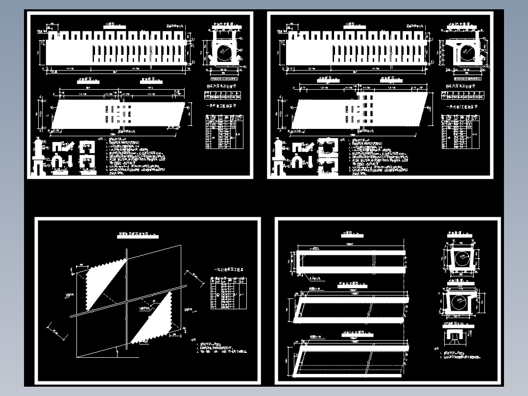 20跨斜交桥板图