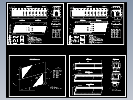 20跨斜交桥板图