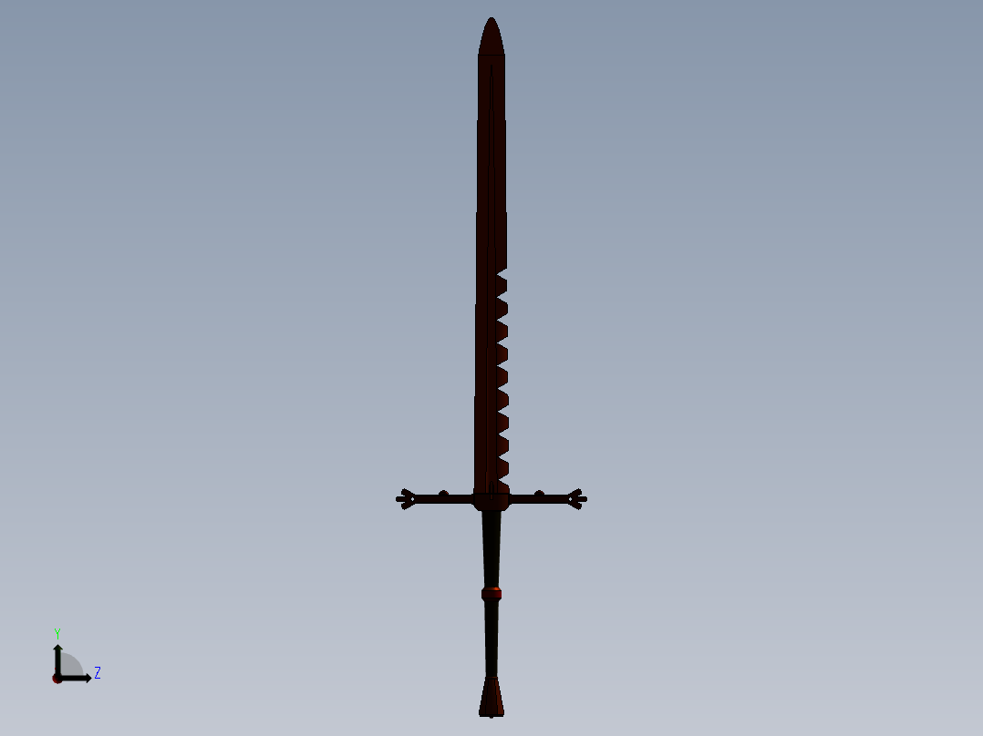 剑、宝剑(39)左视图