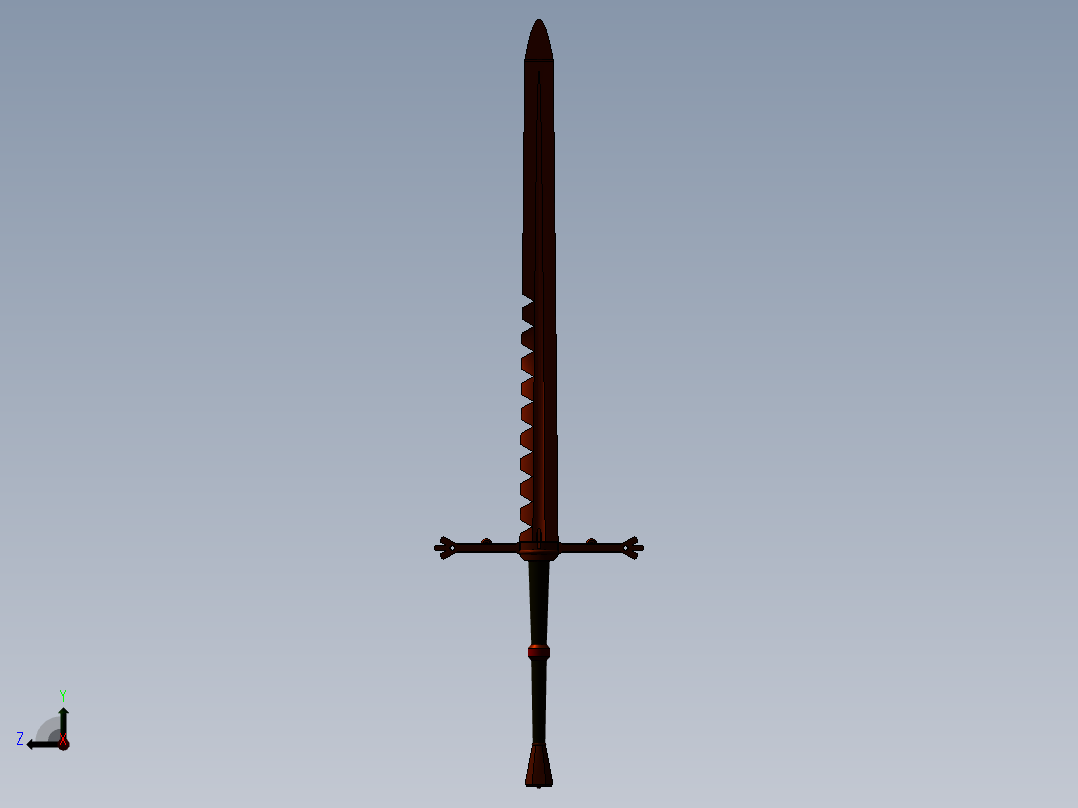 剑、宝剑(39)右视图