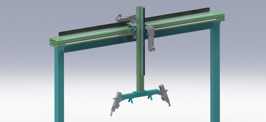 2轴齿轮齿条桁架机械手缩略图