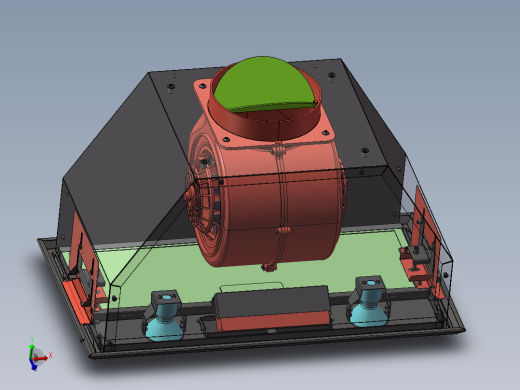 一体式抽油烟机模型sw18可编辑