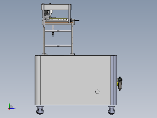 双轴龙门架两轴等距移载机sw18可编辑左视缩略图