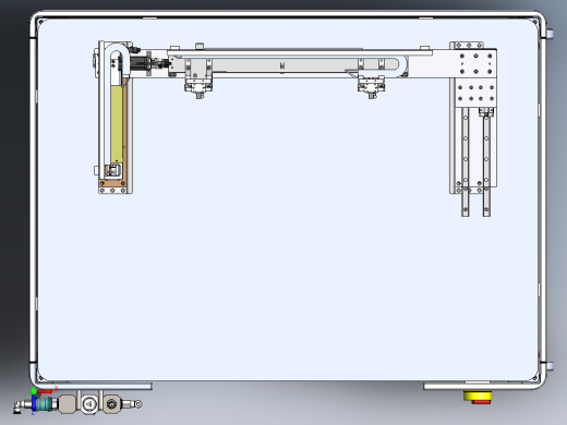 双轴龙门架两轴等距移载机sw18可编辑俯视缩略图