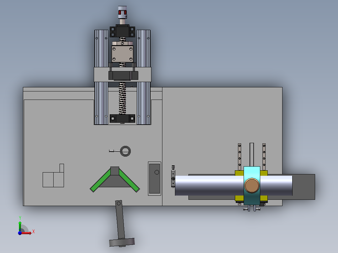 迈克尔逊干涉仪模型sw22可编辑前视图