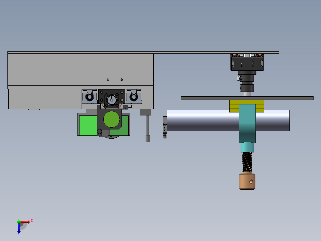迈克尔逊干涉仪模型sw22可编辑俯视图