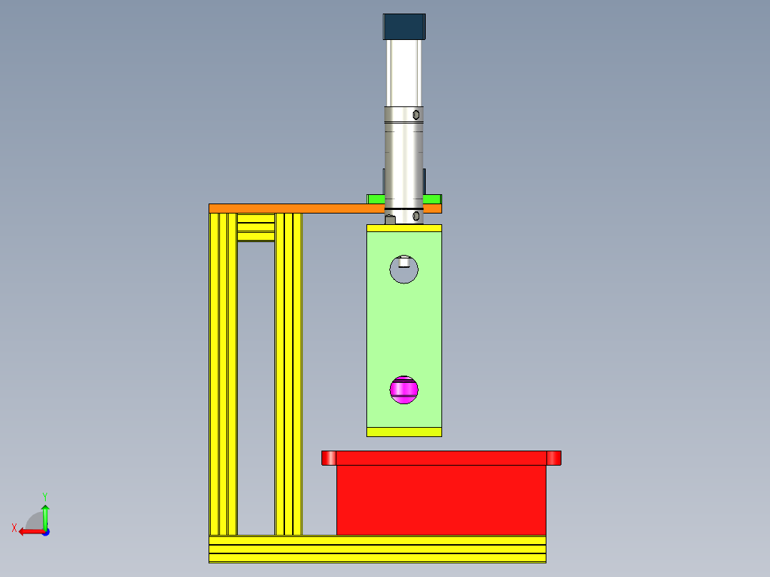 气密性测试滚筒线后视图