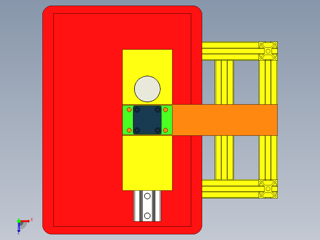 气密性测试滚筒线俯视图
