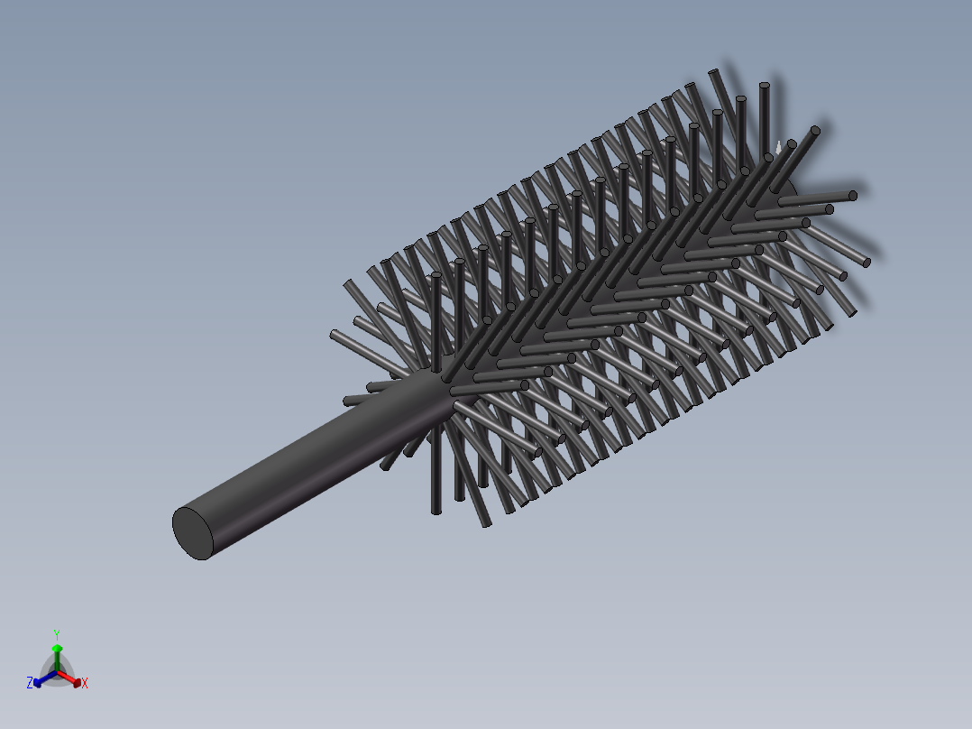 刷子正等轴测图