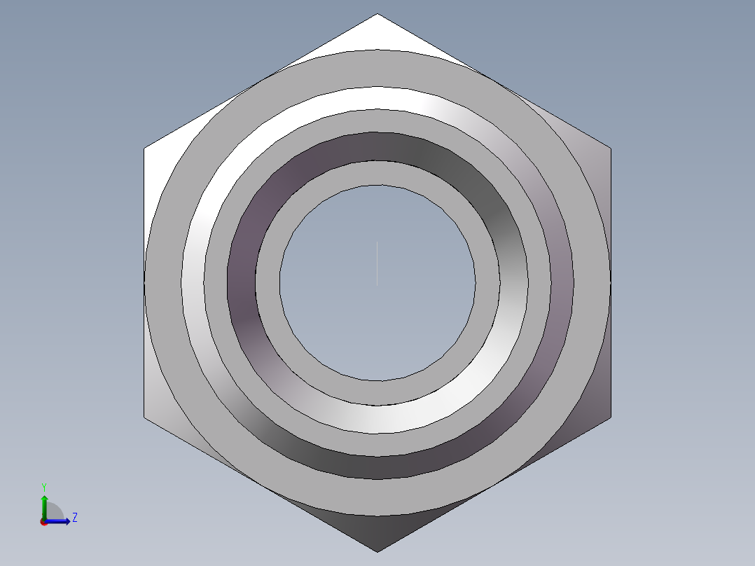 英制锥管螺纹直接头、1CT-16-06SP左视图